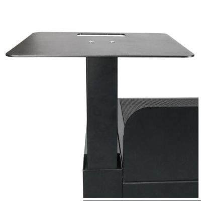 6. DJ BOOTH BK - DJ booth table, RGB LED backlit board, remote control, pens, cover