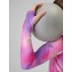6. Girls' slim sports sweatshirt without hood 4F 4FJRSS26TFSWF0988-90A