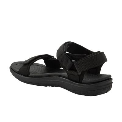 3. Lee Cooper women's shoes with velcro straps for summer beach sandals, lightweight black
