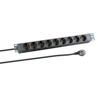 3. EFB Elektronik EK631DE.1 2 m power strip 9 x network sockets Indoor Black