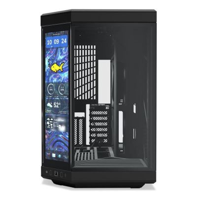 2. Hyte Y70 Midi Tower Touch Infinite case - Pitch Black
