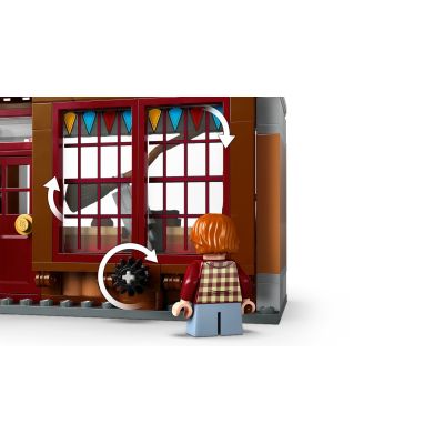 5. LEGO Harry Potter 76452 Branded Quidditch Equipment and Ice Cream Shop