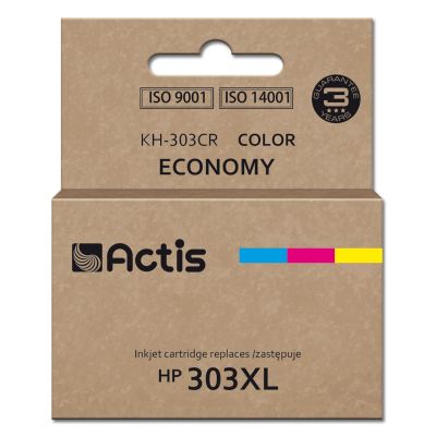 Actis KH-303CR Ink (replaces HP 303XL T6N03AE; Premium; 18ml; 415 pages; color)