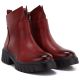 4. Women's red insulated ankle boots M.Daszyński 2502