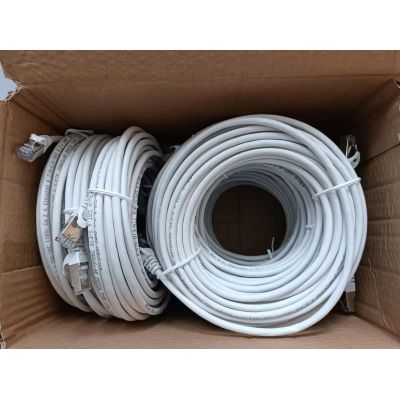 3. Equip Cat6 patch cable 9 pcs S/FTP 2xRJ45 10.00m white LSZH