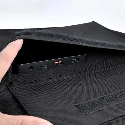 13. Choetech SC009-V2 solar foldable charger 100W USB-C / 2x USB-A PD QC - black