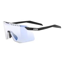 Uvex Pace Stage SV cycling glasses black matt/mirror blue