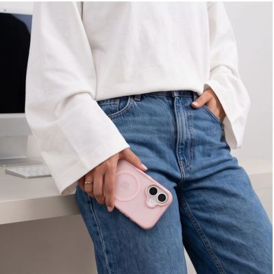 7. Tech-Protect BasicMag MagSafe iPhone 17 Case - Matte Pink