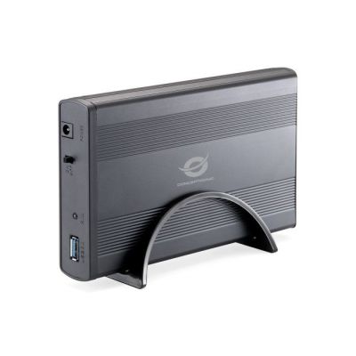 Conceptronic CHD3DUSB3 Hard Drive Enclosure HDD Case Graphite 3.5"