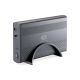 Conceptronic CHD3DUSB3 Hard Drive Enclosure HDD Case Graphite 3.5"