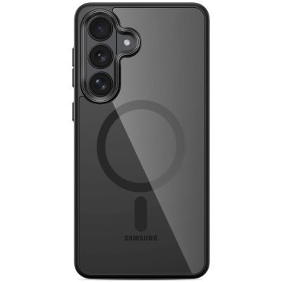 3. Tech-Protect Magmat MagSafe Case for Samsung Galaxy S26+ - Transparent Black