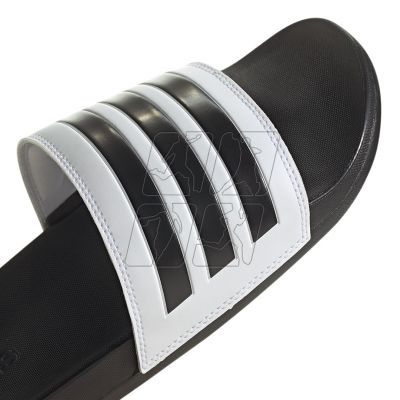 4. Adidas adilette Comfort Slides flip-flops black and white GZ5893