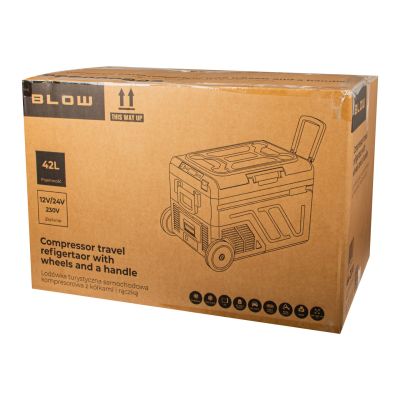 11. 42L BLOW compressor car travel refrigerator