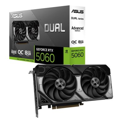 4. graphics card ASUS DUAL RTX 5060 8GB OC Advanced