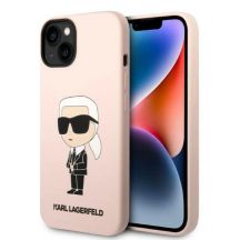 Karl Lagerfeld Silicone Ikonik Case for iPhone 13 / 14 - Pink