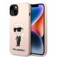 Karl Lagerfeld Silicone Ikonik Case for iPhone 13 / 14 - Pink