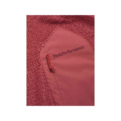 4. PEAK PERFORMANCE M Freelight Polartec Alpha Hood red men's sweatshirt