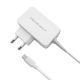 7. QOLTEC AC Adapter 65 W | 5–20.3 V | 2–3.25 A | USB Type-C | PD | White