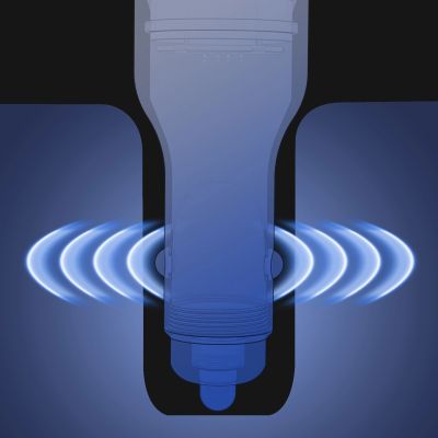 9. Dudao R4Ultra 120W Power Delivery Quick Charge LED Car Charger USB-A USB-C - Gray