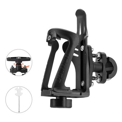 2. Rockbros 2-3D Adjustable Bottle Holder for Bikes and Motorcycles - Black