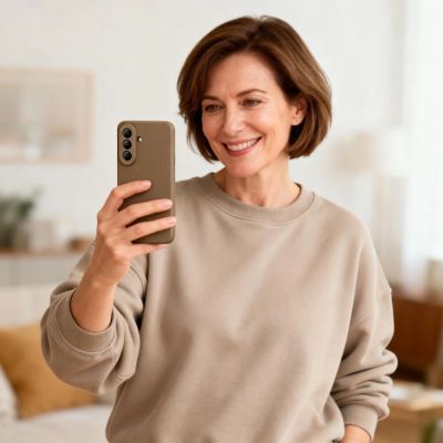 6. Tech-Protect Icon Case for Samsung Galaxy A57 5G - Brown