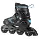 2. NILS EXTREME NH11912 A 2IN1 ROLLER SKATES BLACK-BLUE SIZE S (31-34) WITH REPLACEABLE HOCKEY BLADE