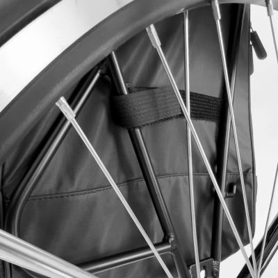 17. Wozinsky bicycle trunk bag, bicycle backpack with frame, 2-in-1, 40l, black (WBB33BK)