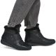6. Rieker 47268-00 Waterproof Insulated Leather Women's Boots, Black