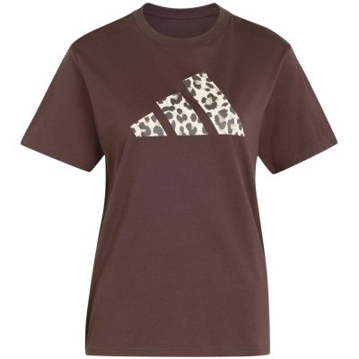 2. adidas Animal Graphic Women's T-Shirt Brown KT2676