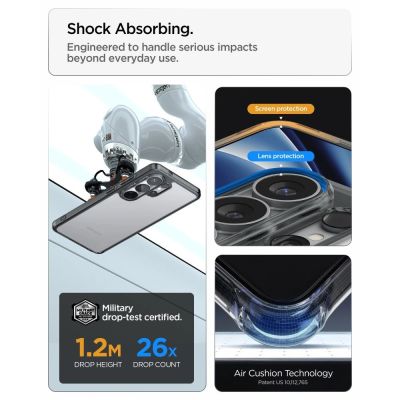 9. Spigen Ultra Hybrid Case for Samsung Galaxy S26 Ultra - Semi-Transparent