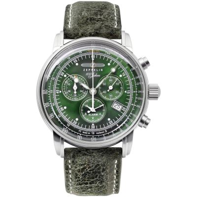 Men's Watch ZEPPELIN 100 Years Chronograph 8680-4 + BOX