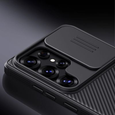 6. Nillkin CamShield Pro Case for Samsung S25 Ultra with Camera Cover - Black