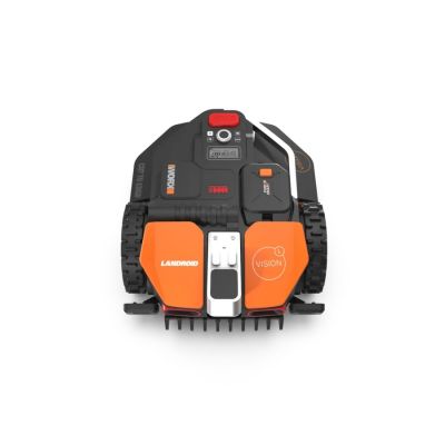 7. WORX Landroid Vision L1300 Robot Lawn Mower Battery Black, Orange, Red, Silver