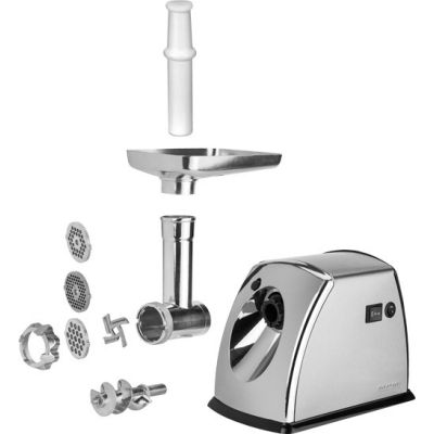 2. MPM MMM-07M 1800W meat grinder, 3 sieves with holes, attachments for cold cuts and pates