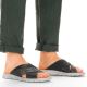3. Comfortable Rieker M RKR581 gray flip-flops