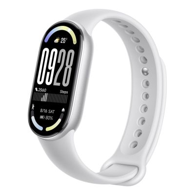 2. SmartBand Xiaomi Smart Band 10 Silver AMOLED 4.37 cm (1.72") Silver