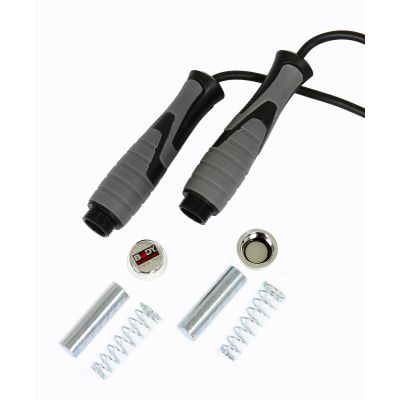 4. Speed skipping rope with 2 x 100g weights BK 256