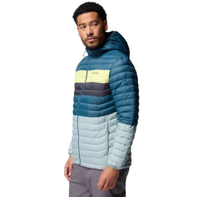 2. Columbia Powder Pass Hooded Jacket 2134131461 Blue L