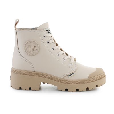 6. Palladium Pallabase Leather Boots 96905-197-M Whitecap Grey 197