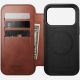 2. NOMAD Modern Leather Folio - MagSafe compatible leather case for iPhone 17 Pro, Horween leather (Old Dublin)