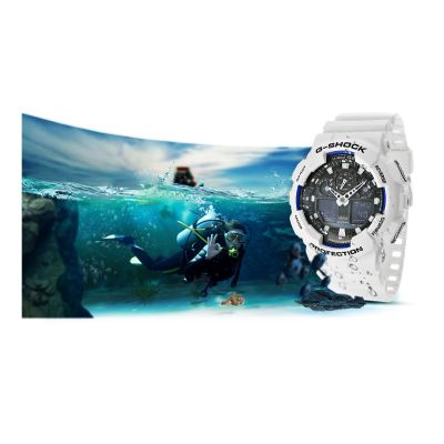 11. Men's Watch CASIO G-SHOCK GA-100B-7AER + BOX