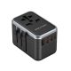 3. Vention 65W GaN Universal Travel Adapter with Charger 2x USB-A 2x USB-C Black