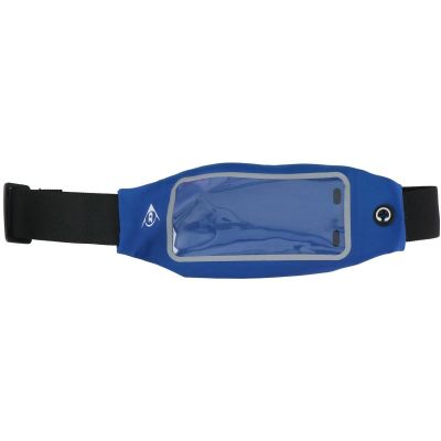 DUNLOP BLUE SPORTS WATERPROOF WAIST BAG FOR RUNNING WITH PHONE WINDOW