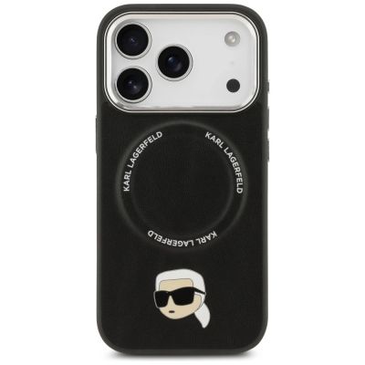 3. Karl Lagerfeld Karl Pin MagSafe Case for iPhone 17 Pro - Black