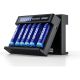 9. XTAR CHARGER FOR CYLINDRICAL LI-ION 18650 BATTERIES - 6 CHANNELS MC6C