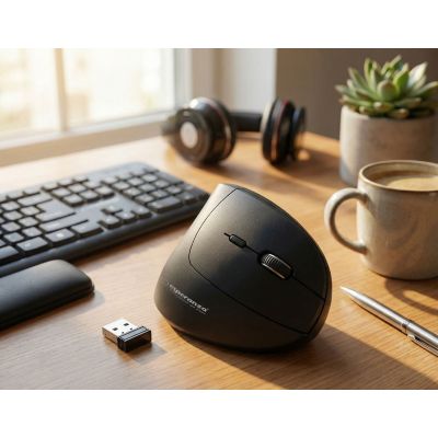 5. ESPERANZA WIRELESS VERTICAL MOUSE 2.4GHZ CORVUS EM133