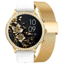 Smartwatch Gravity Gold Strap and Bracelet GT5-2
