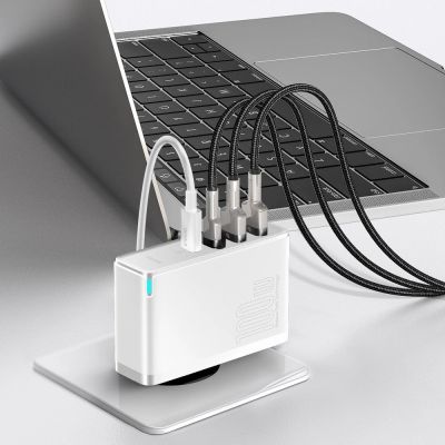 11. Baseus GaN2 Pro fast charger 100W USB / USB Type C Quick Charge 4+ Power Delivery white (CCGAN2P-L02)