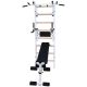 29. WOODEN AND METAL GYMNASTIC WALL BAR WITH BAR, BENCH AND ACCESSORIES BENCHK 233W