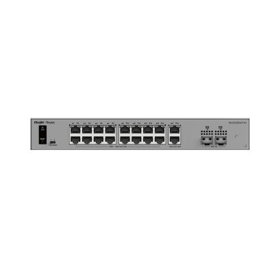 POE SWITCH RG-ES220GS-P-V2, 16-PORT + 2X UPLINK + 2X SFP REYEE